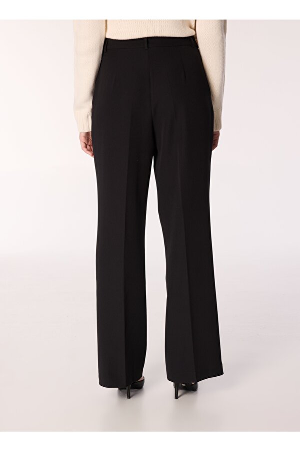 People by Fabrika Normal Bel Classic Fit Siyah Kadın Pantolon SPBFWL-PNT5558