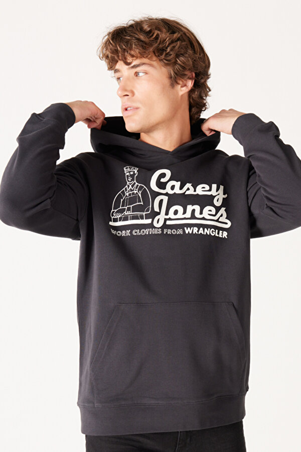 Wrangler Erkek Sweat W6H6I3 XV6 KOYU GRİ