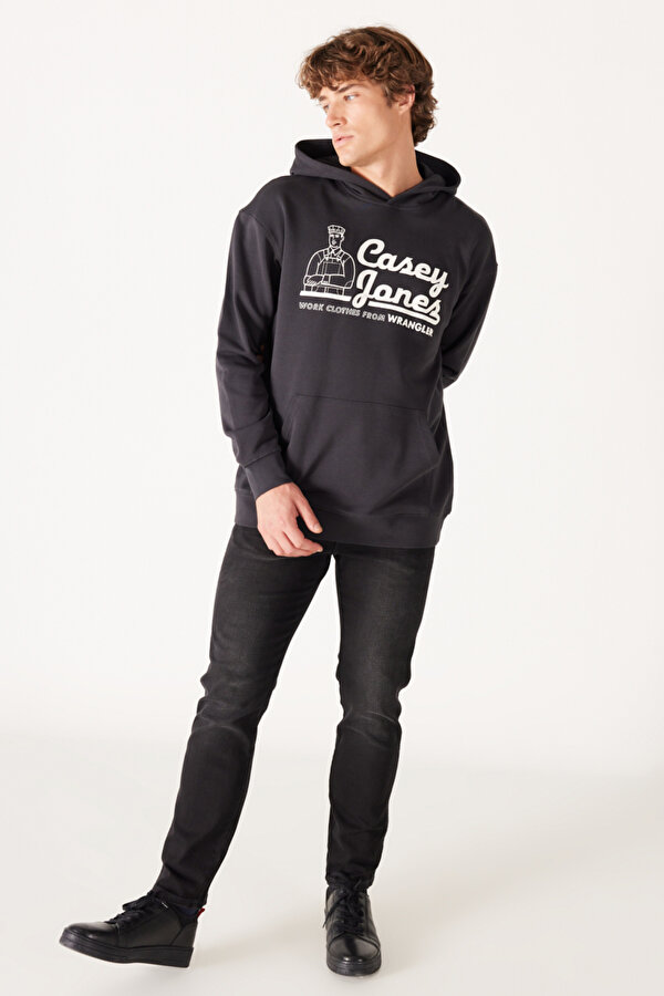 Wrangler Erkek Sweat W6H6I3 XV6 KOYU GRİ