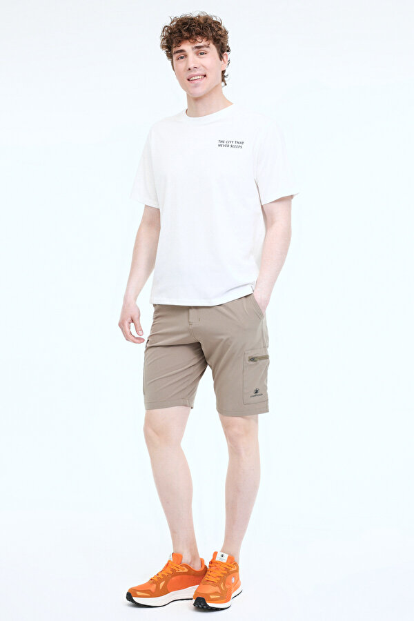 Lumberjack ML RENZO 11URB4005 5FX Beyaz Erkek Kısa Kol T-Shirt