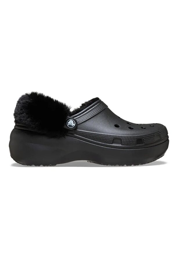 Crocs Classic Platform Fuzz Kadın Sandalet
