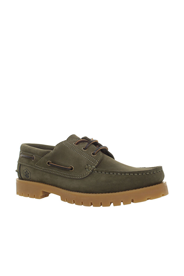 Lumberjack NEWTON BOAT SHOE LACE UP SAGE GREEN Man 784