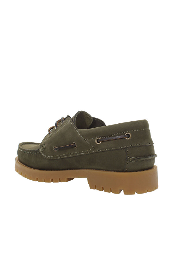 Lumberjack NEWTON BOAT SHOE LACE UP SAGE GREEN Man 784