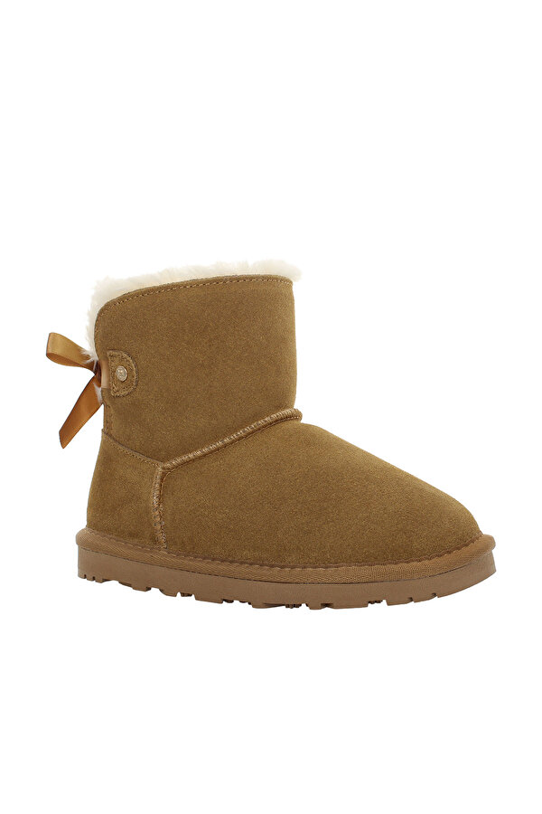 Lumberjack FLAKES MID BOOT WITH BOW COGNAC Girl Boots