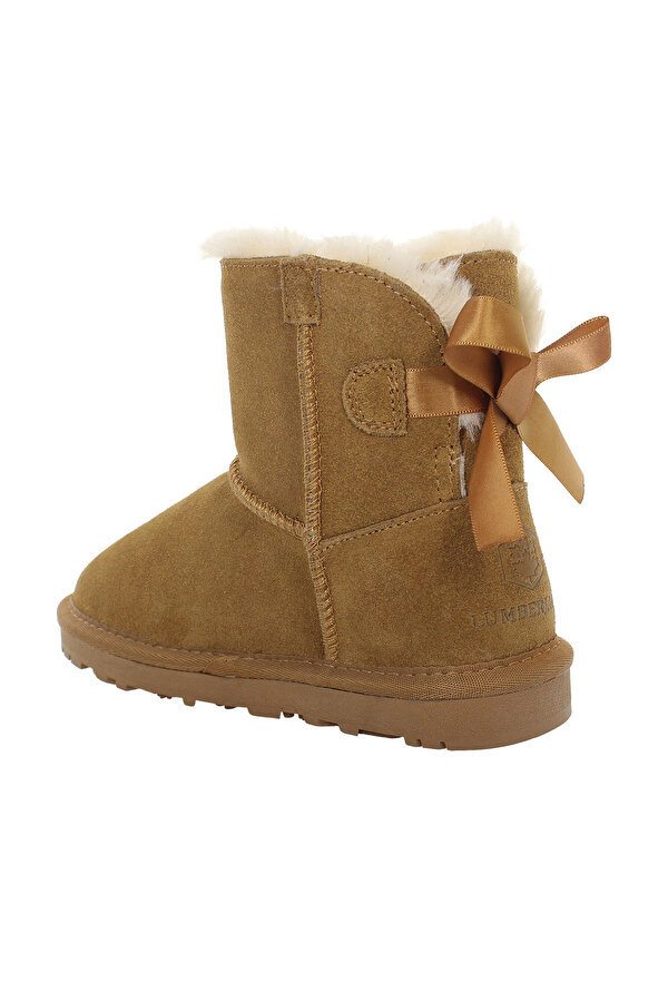 Lumberjack FLAKES MID BOOT WITH BOW COGNAC Girl Boots