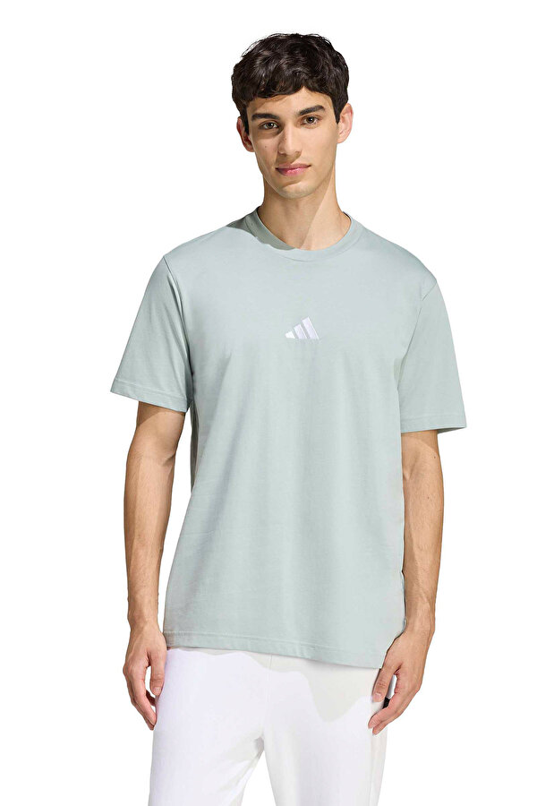 adidas M SL SJ T WOSA/WHITE Gri Erkek Kısa Kol T-Shirt