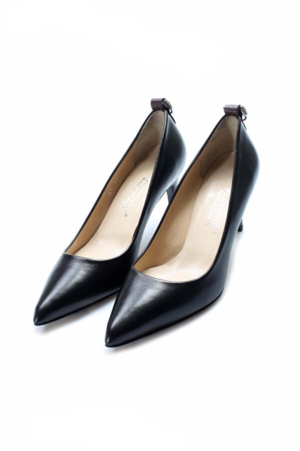 Fast Step Hakiki Deri  Kadın İnce Topuk Ayakkabı 019ZA21-499