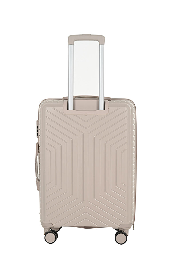 Lumberjack PARIS -B PP 5PR Bej Unisex Büyük Boy Valiz