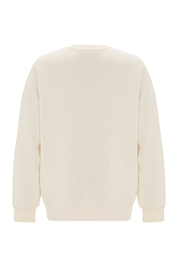 Reebok NEW ID REG CREW Ekru Kadın Sweatshirt