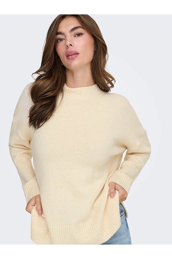 Only Onlhazel Ls Highneck Overs Pull Kadın Kazak 15352853