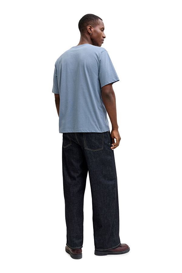 Jack & Jones JJEARCHIVE GRAPHIC TEE SS Mavi Erkek Kısa Kol T-Shirt