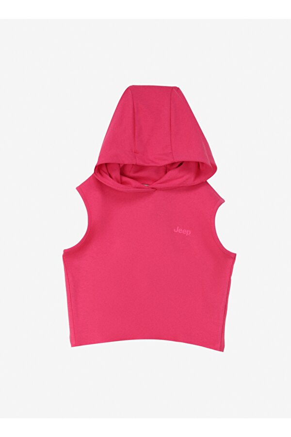 Jeep Düz Kız Çocuk Fuşya Sweatshırt C4SG-SWT4002