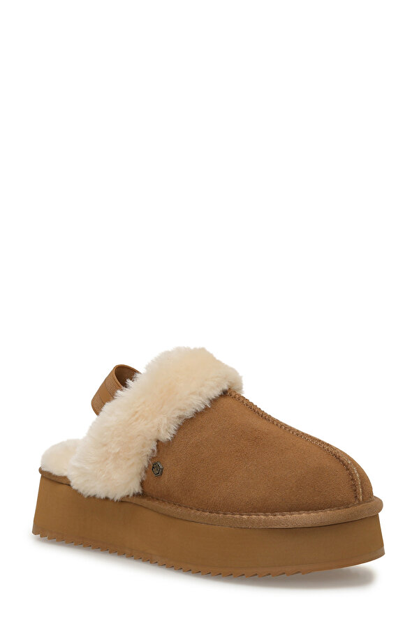 GOLDA 5PR Kahverengi Kadın Terlik - Görsel 4