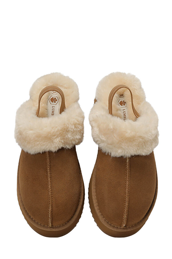 GOLDA 5PR Kahverengi Kadın Terlik - Görsel 6