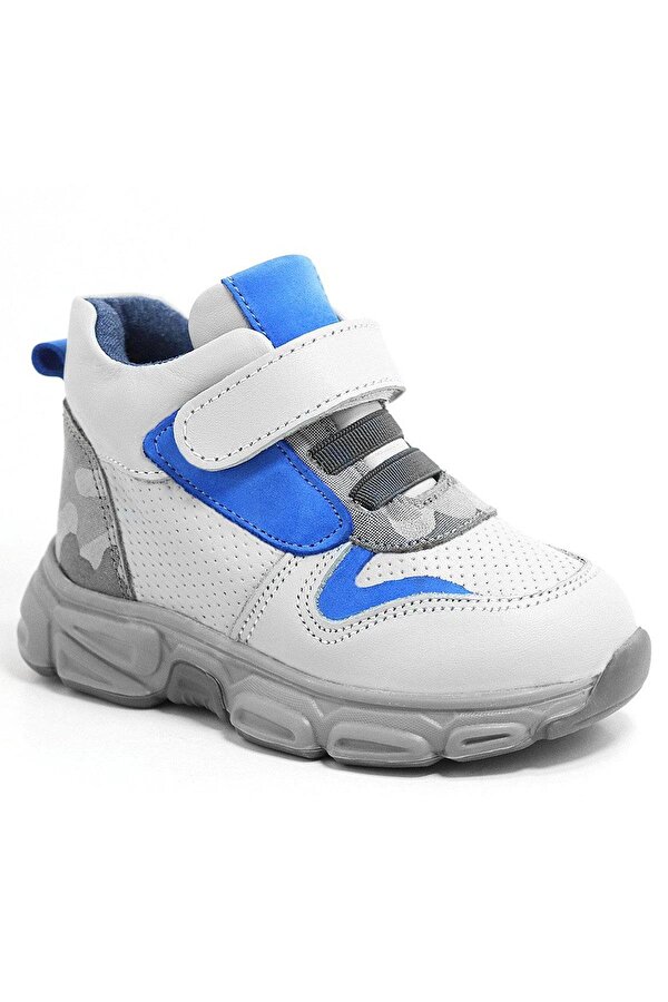 Hapshoe Kids Artico Aremis Erkek Çocuk Gri Mavi Spor Bot