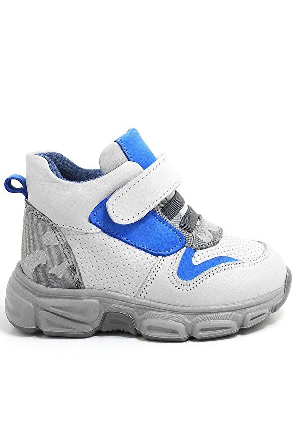 Hapshoe Kids Artico Aremis Erkek Çocuk Gri Mavi Spor Bot