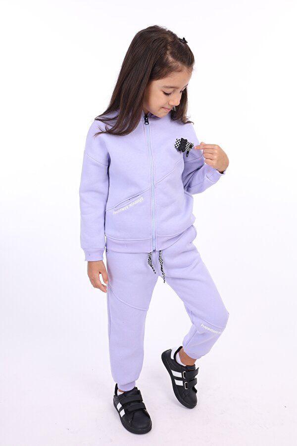 Toontoy Kids Toontoy Kız Çocuk Nakışlı Eşofman Takım