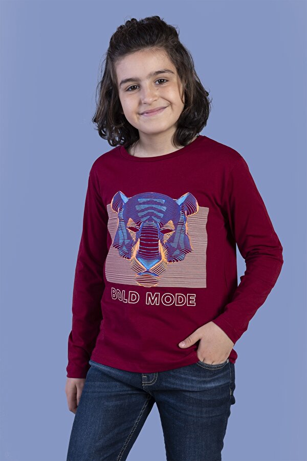 Toontoy Kids Toontoy Erkek Çocuk Kabartma Baskılı Tişört