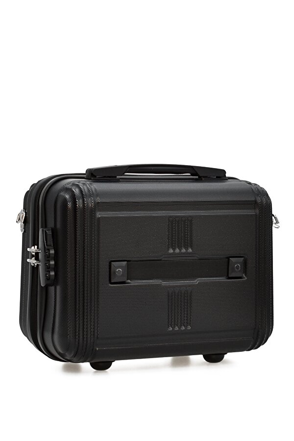 Elatae Kırılmaz Premium Kadın Makyaj Çantası Omuz Askılı Şifreli El Valizi V303