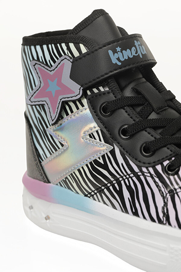 LOOPS HI PU F 5PR Siyah Kız Çocuk High Sneaker - Görsel 8