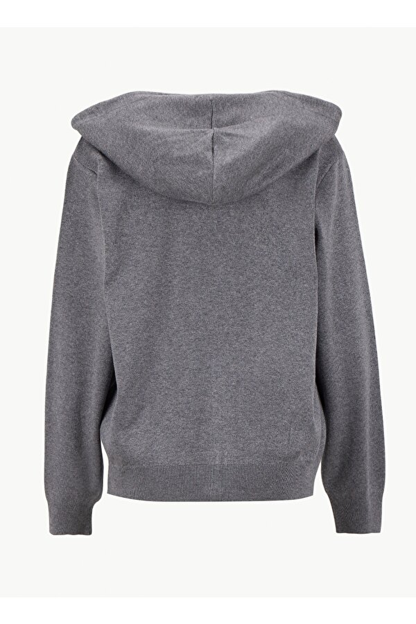 Jeep Gri Melanj Kadın Hırka J5WL-HRK7181