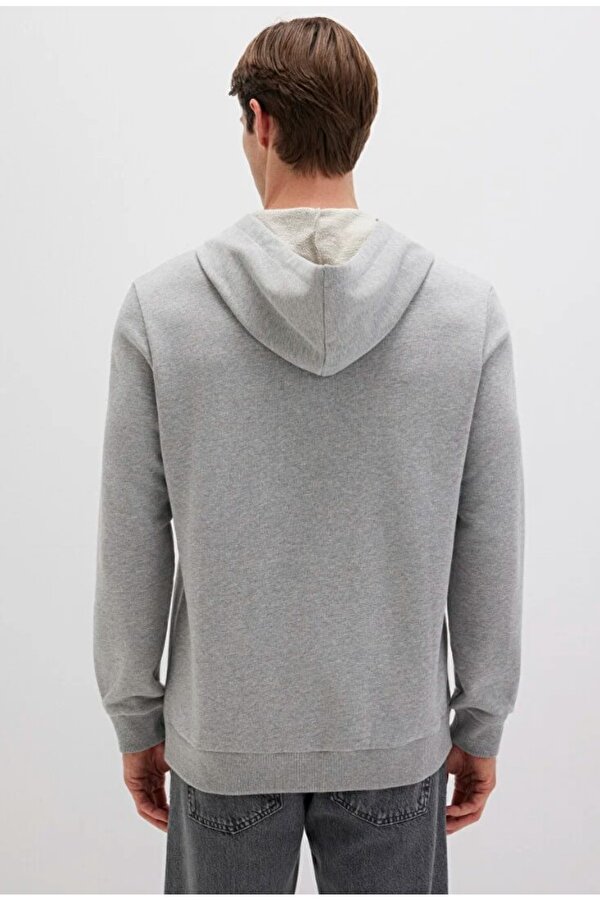 Mavi 065606-28387 Logo Baskılı Kapüşonlu Erkek Sweatshirt