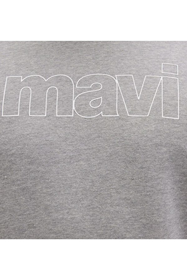 Mavi 065606-28387 Logo Baskılı Kapüşonlu Erkek Sweatshirt