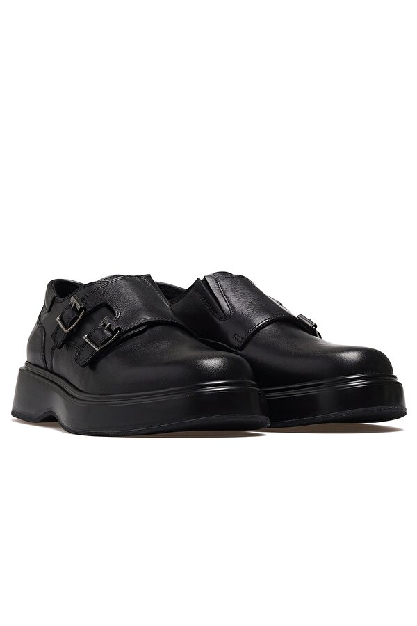 Yaşar Kaşlı Erkek Deri Loafer Günlük Ayakkabı 25k Ykö-22220 M Siyah