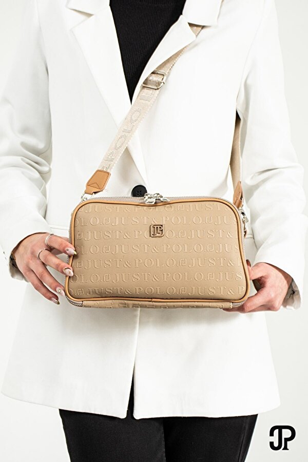 POLOGRAND London Orijinal Just Polo Collection 4 Bölmeli Lüks Yumuşak Deri Ayarlanabilir Çapraz Askılı Omuz Çantası