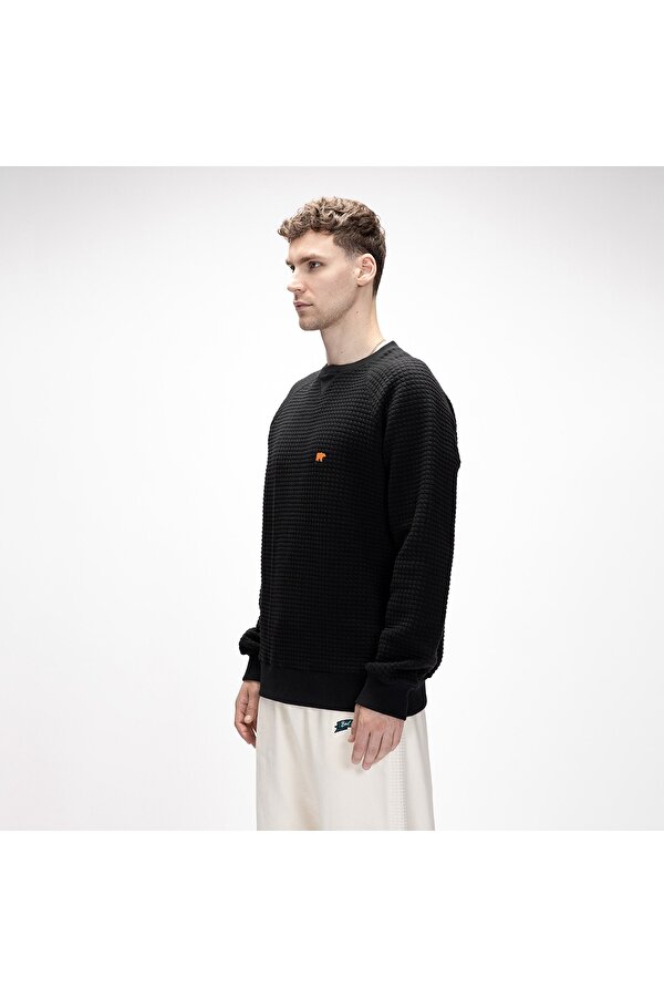 Bad Bear Diez Erkek Siyah Sweatshirt