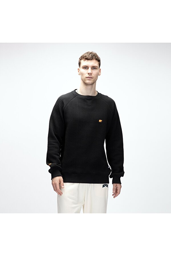 Bad Bear Diez Erkek Siyah Sweatshirt