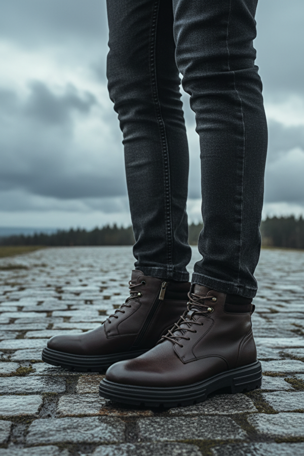 INCI JEREMY 5PR Kahverengi Erkek Bot - Görsel 3