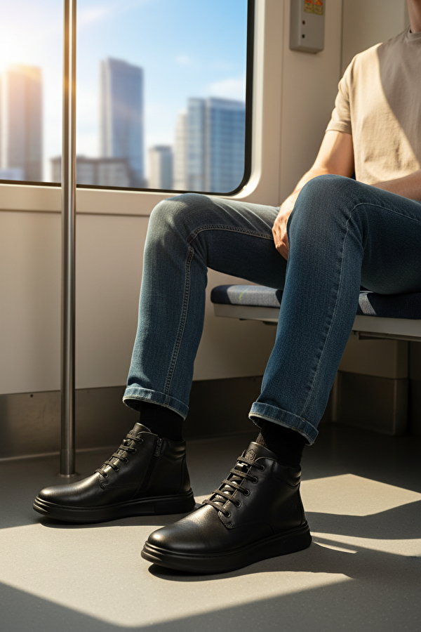 GOSTA 5PR Siyah Erkek Bot - Görsel 3