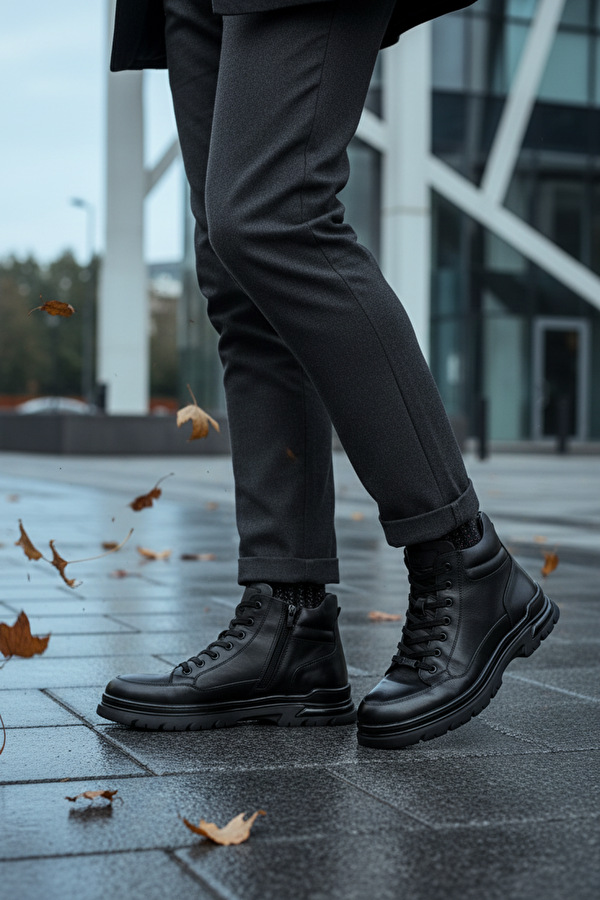 INCI ROCE 5PR Siyah Erkek Bot - Görsel 3