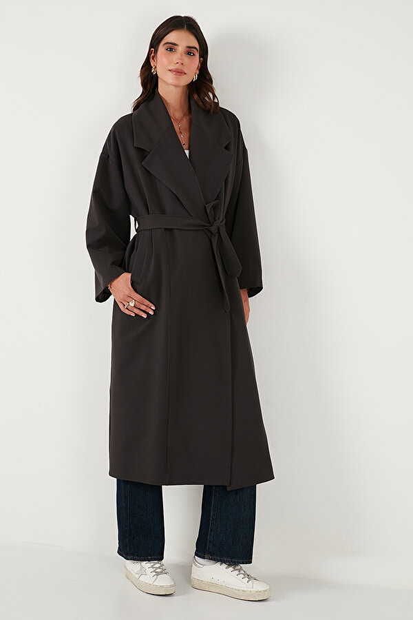 Lela Bayan Trençkot 6839617 KOYU KAHVE