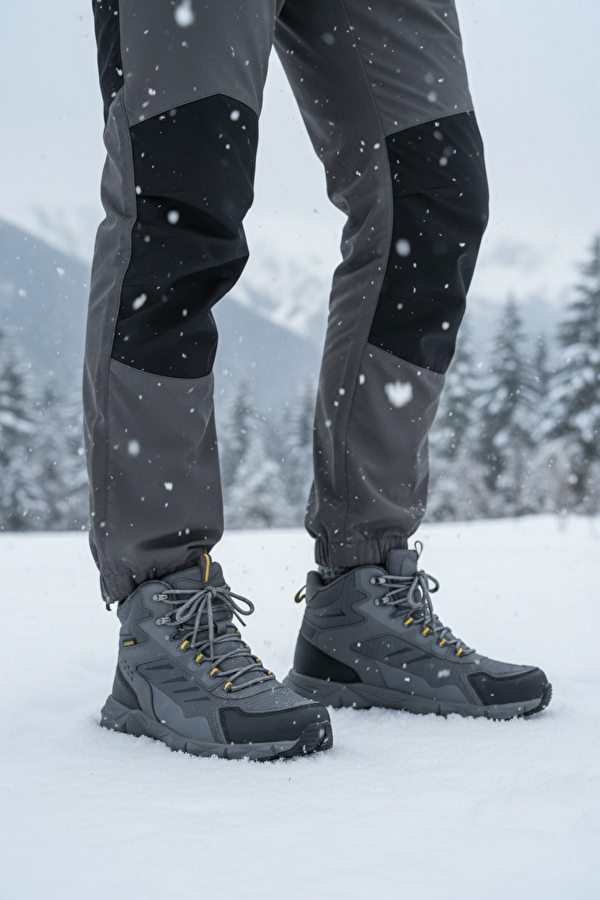 231501 4PR GRI Erkek Outdoor Bot - Görsel 3