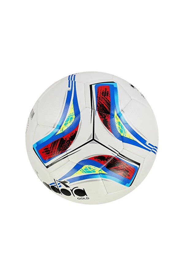 Diadora 4060261 Gold Futbol Topu Beyaz-Mavi-Kırmızı