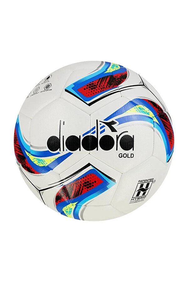 Diadora 4060085 Gold Futbol Topu Beyaz-Mavi-Kırmızı