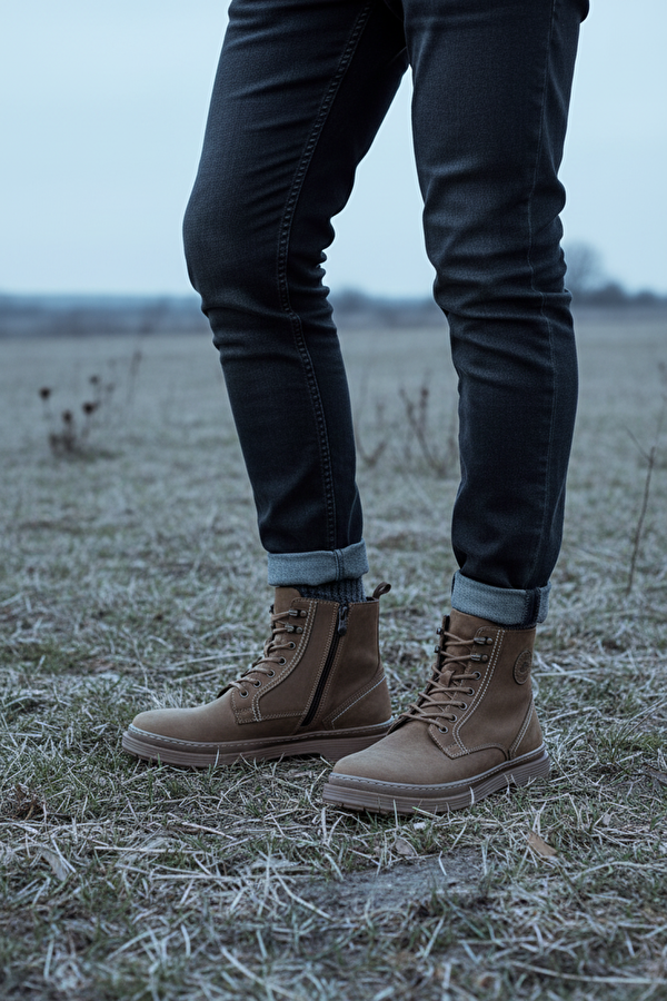 237407 4PR Kum Erkek Biker Bot - Görsel 3