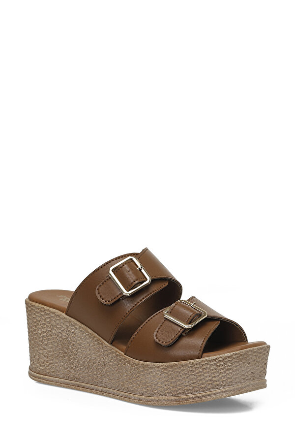 Polaris 325089.Z 5FX Taba Kadın Terlik