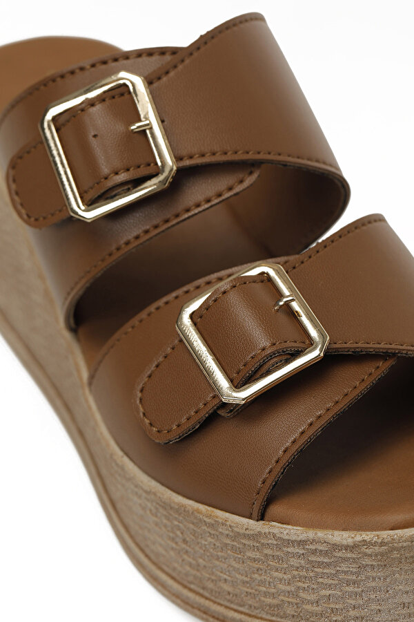 Polaris 325089.Z 5FX Taba Kadın Terlik