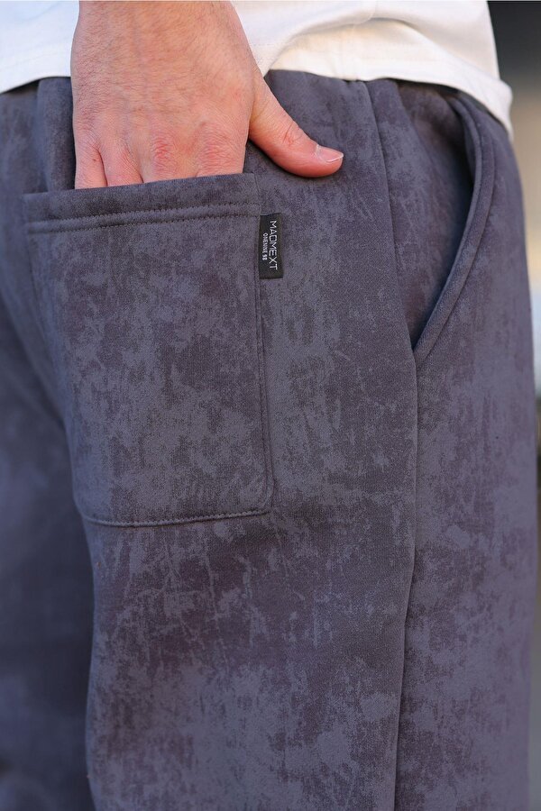 Madmext Füme Batik Desenli Jogger Eşofman Altı E6582