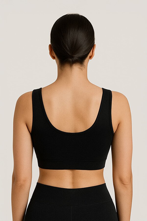 İlke İç Giyim Kadın Geniş Askılı Pedli Basic Sporcu Atlet 3 Adet