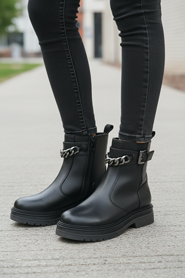 SUSANNA 5PR Siyah Kadın Chelsea Bot - Görsel 3