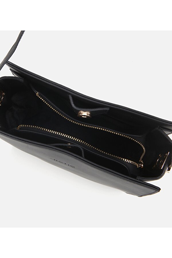 Hotiç Kadın Deri Siyah Omuz Çantası