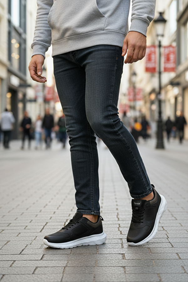 Torex GALWIN 5PR SIYAH MELANJ Erkek Spor Ayakkabı