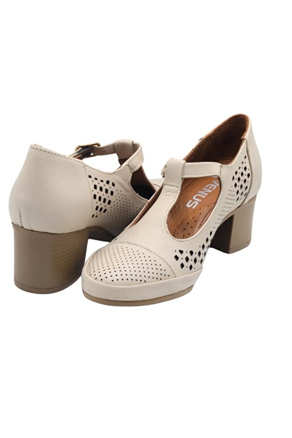 Venüs 1911923Y Kadın Deri Atom Topuklu Ayakkabı