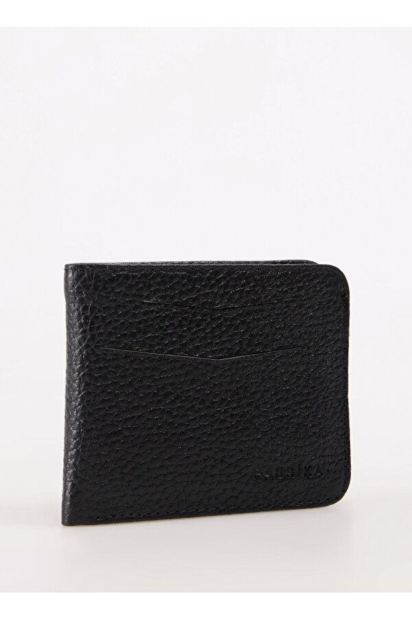 Fabrika Siyah Erkek Cüzdan Frk 366 Flt Deri Siyah