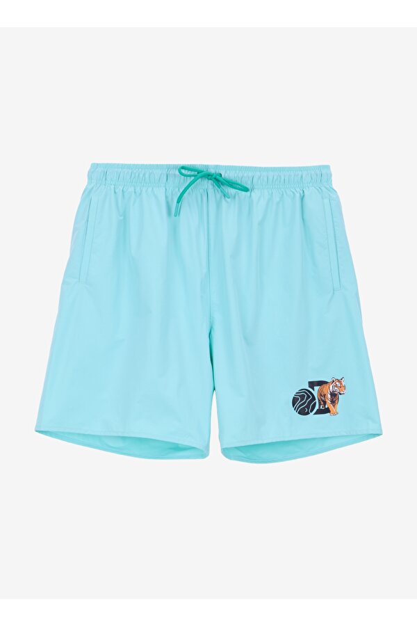 Discovery Expedition D5SM-MY 3403 Mint Baskılı Erkek Şort Mayo