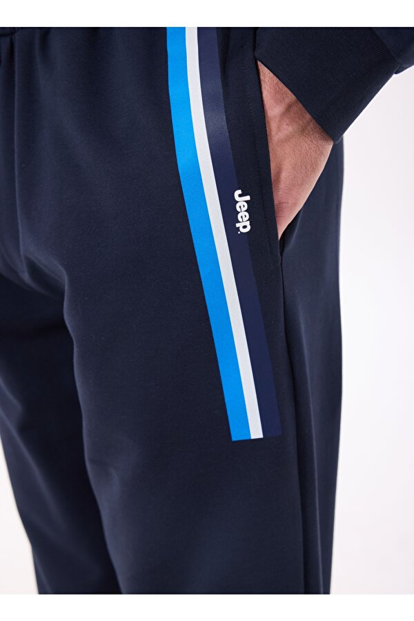 Jeep Lastikli Bel Basic Lacivert Erkek Eşofman Altı J5SM-EA7300